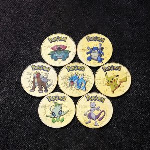 Pokémon Gold Metal Coins