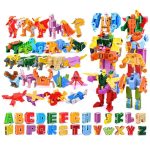 GUDI Alphabet Transformer Set – 26 Robot Letters A–Z 