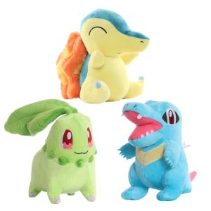 Johto Starter Pokémon Plush Set