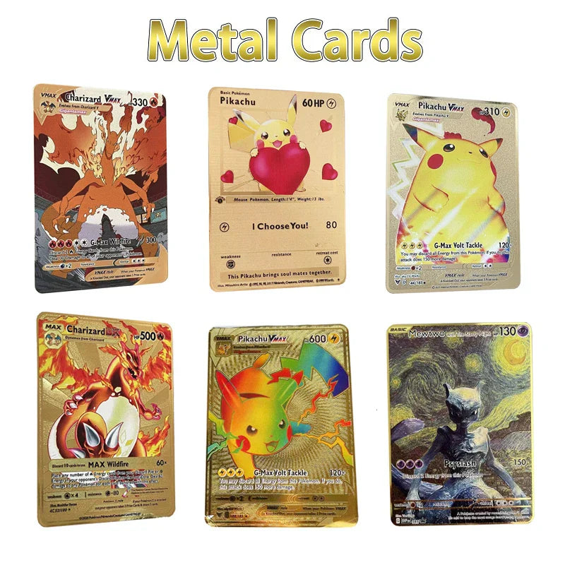 Pokémon Metal Cards Premium Collectible Trading Set