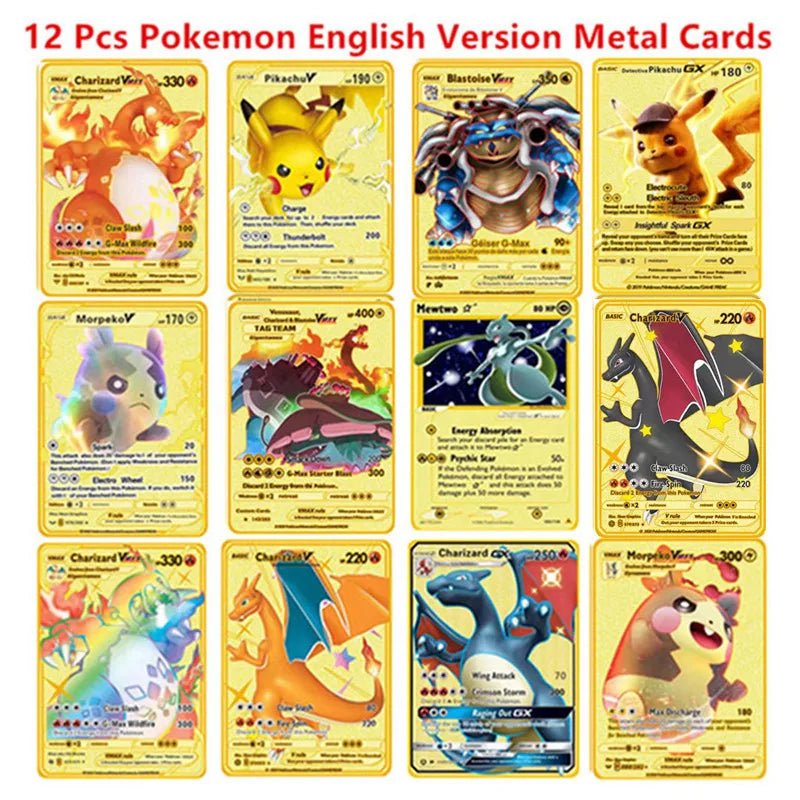 Pokemon Metal Collectible Cards Premium Trading Set - Image 11