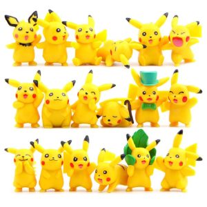 18pcs Pikachu Figure Set – Anime PVC Dolls