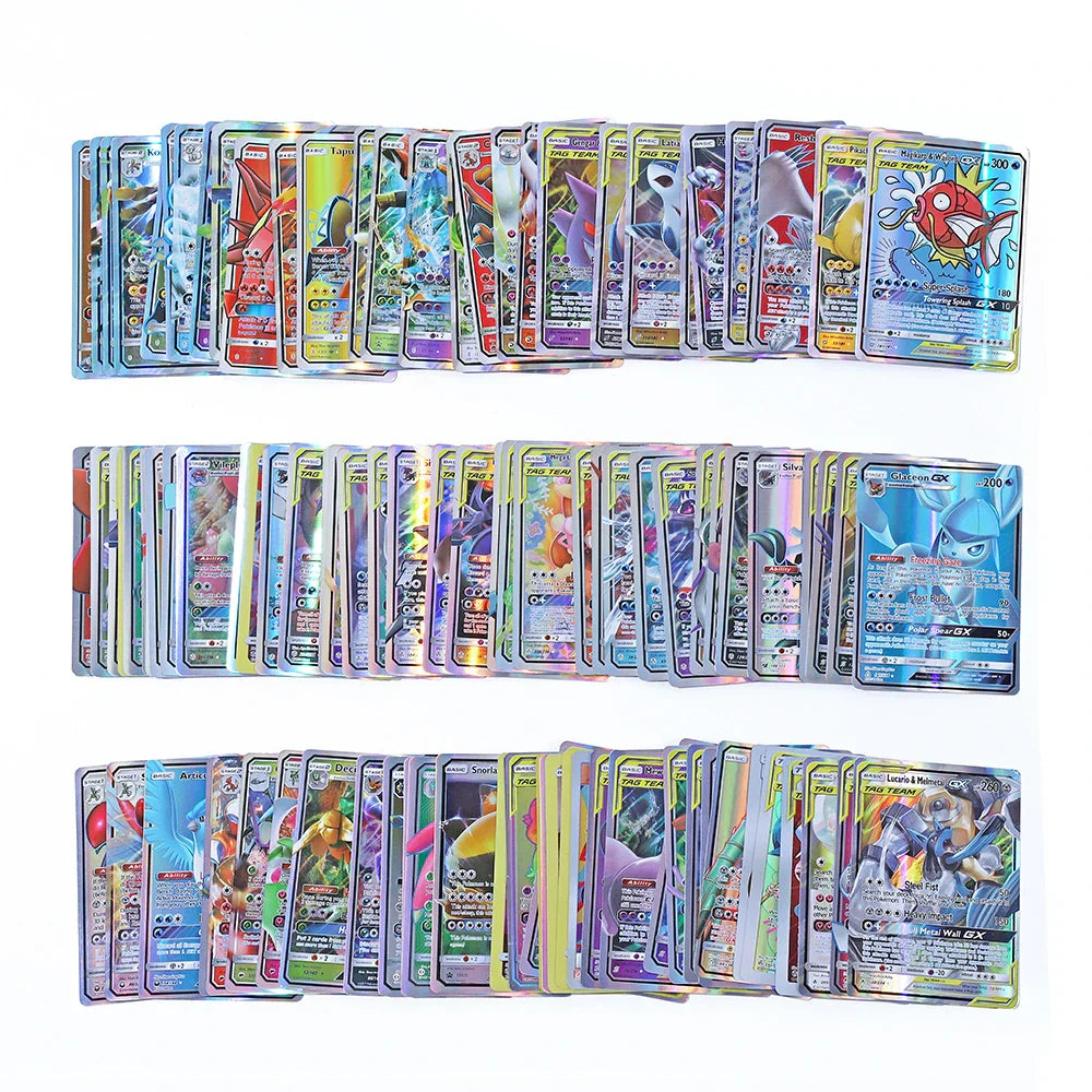 20PCS Pokémon GX/VMAX/EX/Mega Cards – English Edition