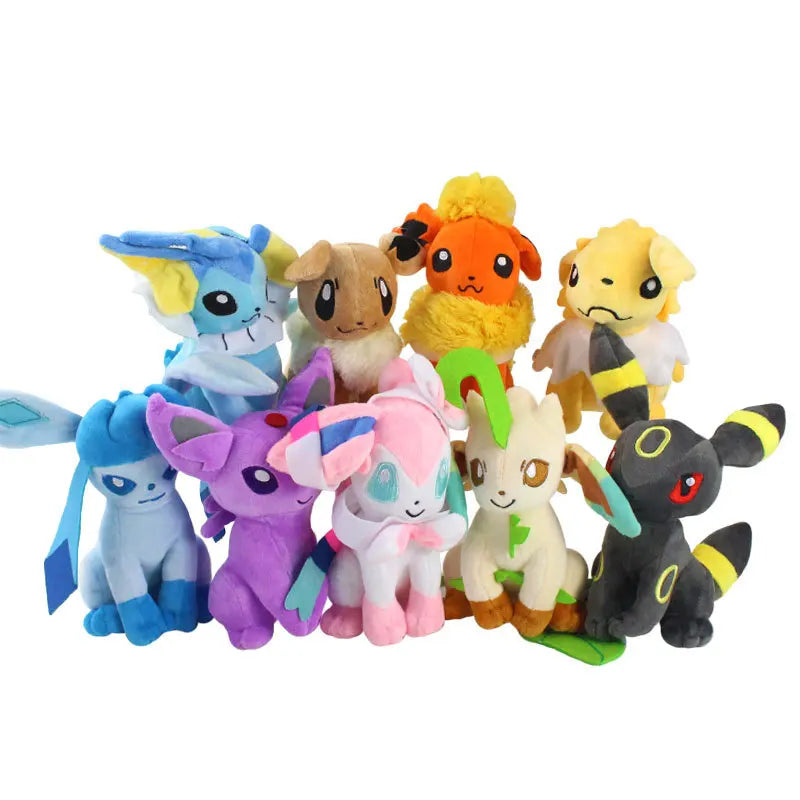 Pokémon Eevee Evolution Soft Plush Toy Set - Image 3