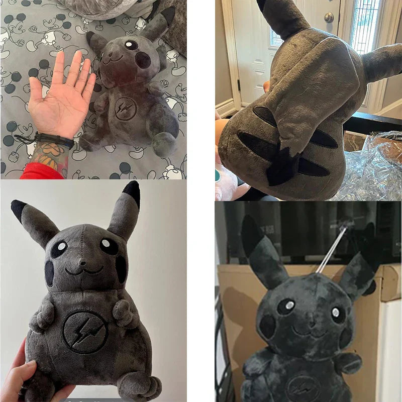 30cm Dark Pikachu Plush – Kawaii Black Pokémon Doll  - Image 3
