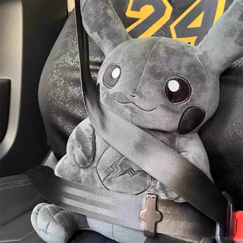 30cm Dark Pikachu Plush – Kawaii Black Pokémon Doll  - Image 6