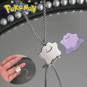Pokémon Ditto Shiny Titanium Steel Necklace