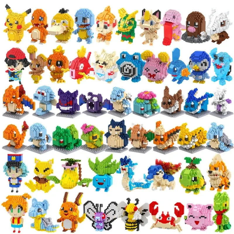 Pokémon DIY Creative Building Block Figures Set