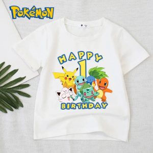Pokémon Birthday Tee – Number Print