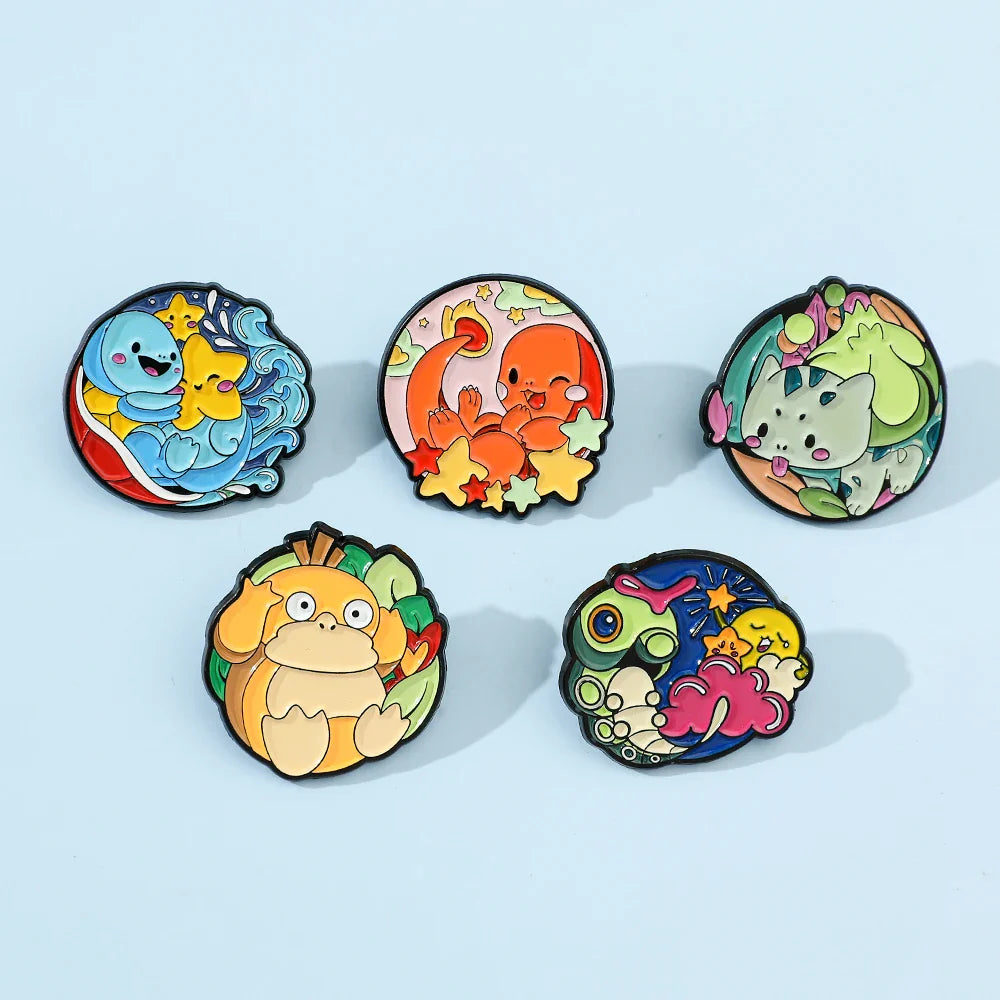 Pokémon Metal Brooch Set Premium Collectible Pins - Image 5