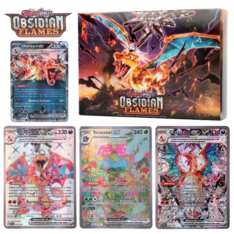 60–100 Pokémon Cards – Obsidian Flames