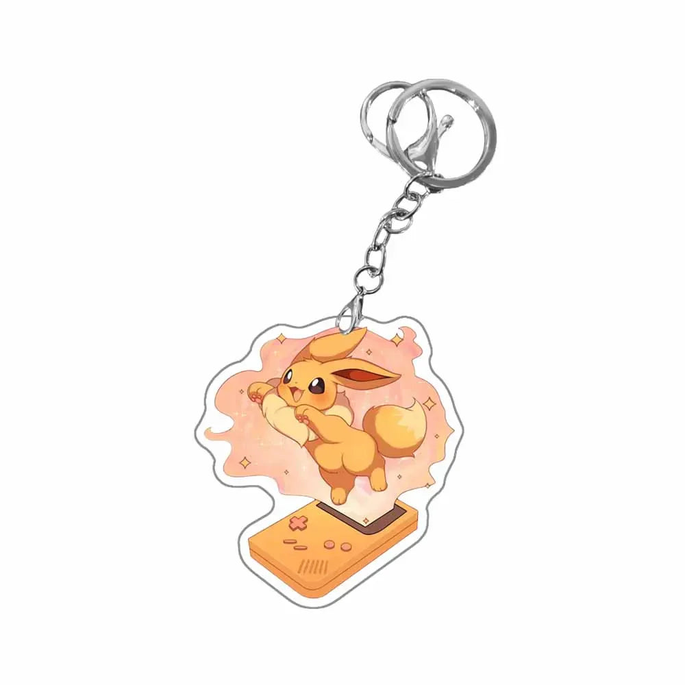 Pokémon Eeveelution Acrylic Character Keychain Set - Image 2