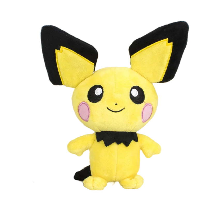 Pokémon Pikachu Pichu Raichu Evolution Plush Set - Image 9