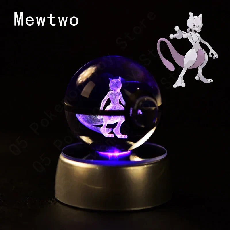 3D Pokémon Crystal Ball with LED Lamp Base - Image 24