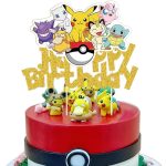 Pokémon Birthday Party Cake Topper Decoration Set