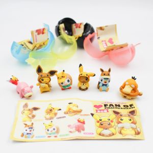 Pikachu & Eevee Q-Figures 