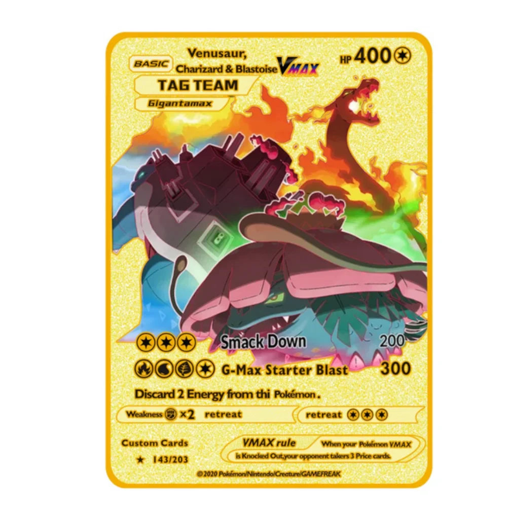 Charizard GX VMAX Gold Metal Card - Image 16