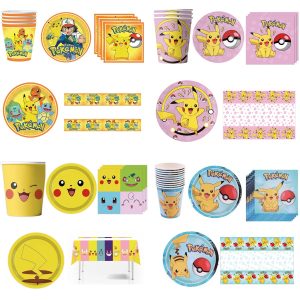 Pokémon Birthday Party Disposable Tableware Set