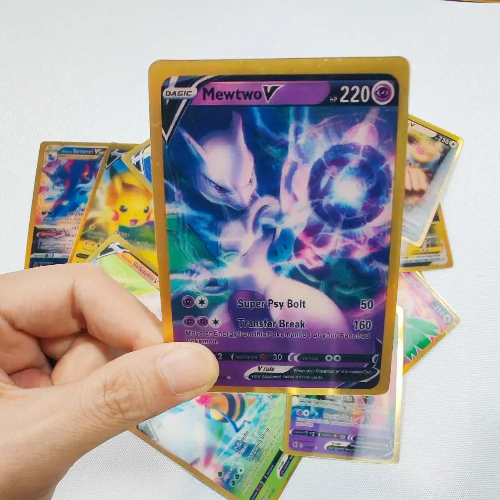 Pokémon Rainbow Holo Card Set 2024 – 60pcs VMAX, GX, EX - Image 5