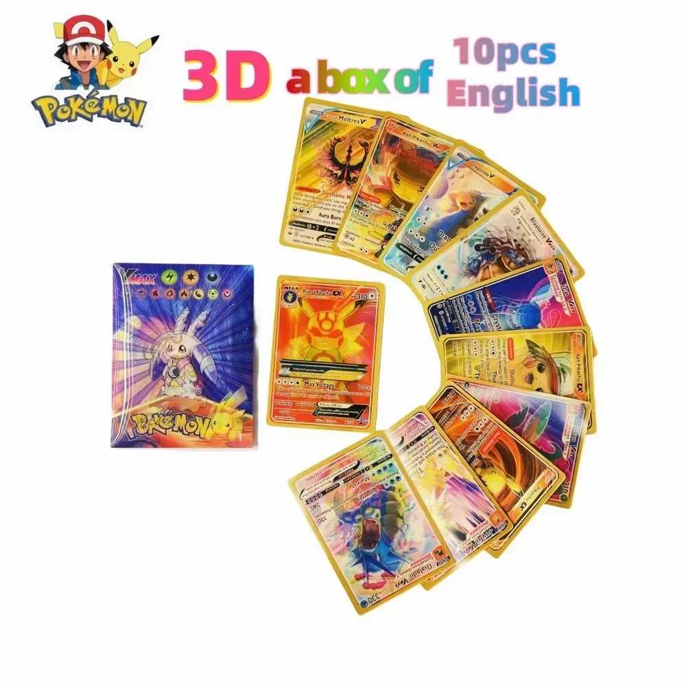 Pokémon Rainbow Holo Card Set 2024 – 60pcs VMAX, GX, EX - Image 2