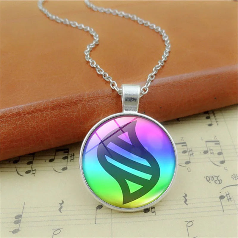 Pokémon Mega Stone Glass Pendant Necklace Collectible Jewelry - Image 2