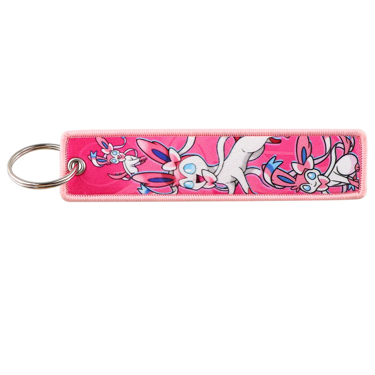Pokémon Embroidered Keychain Cute Character Charm - Image 8
