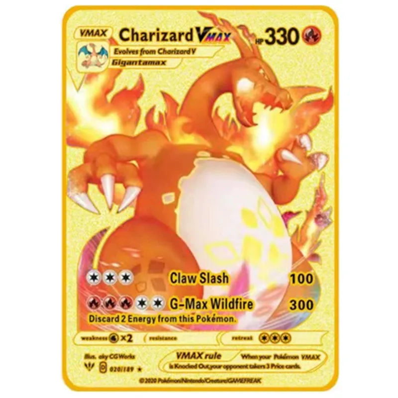 Pokemon Metal Collectible Cards Premium Trading Set - Image 5