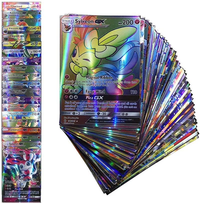 20PCS Pokémon GX/Vmax Tag Team Cards – English Edition
