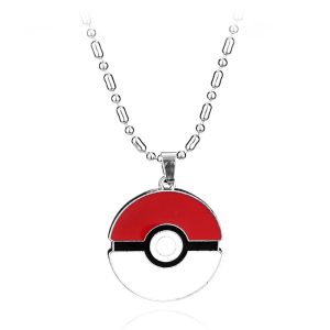 Pokémon Poké Ball Charm Pendant Necklace