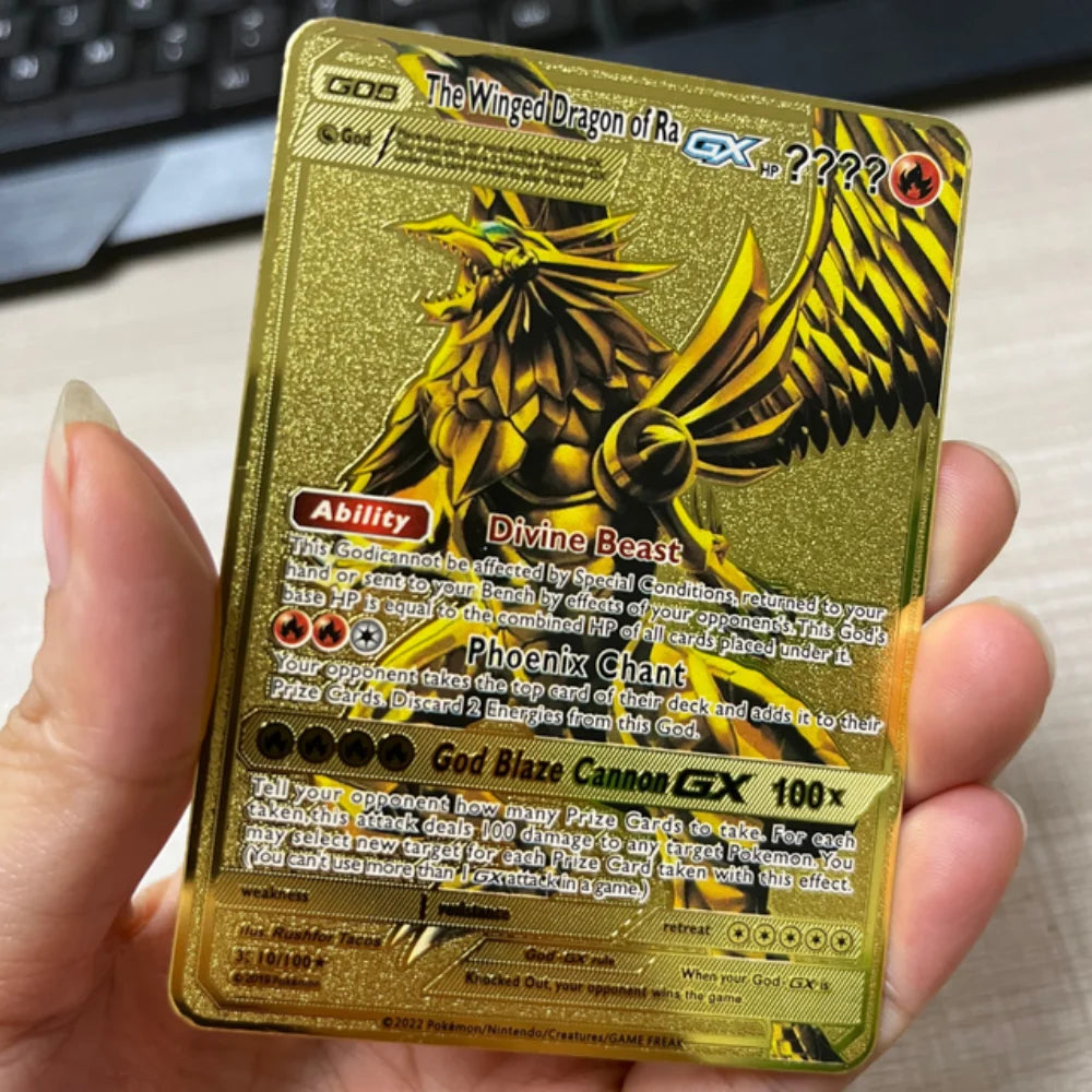Charizard GX VMAX Gold Metal Card - Image 5