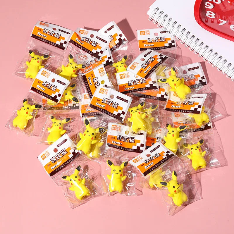 Pikachu Eraser Set – 10pcs Cute Pokémon  - Image 6