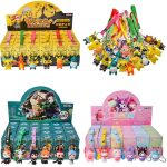 24-Piece Anime Keychain Set – Hello Kitty, Kuromi, Pikachu & More 