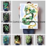 Legendary Pokémon Rayquaza Canvas Art