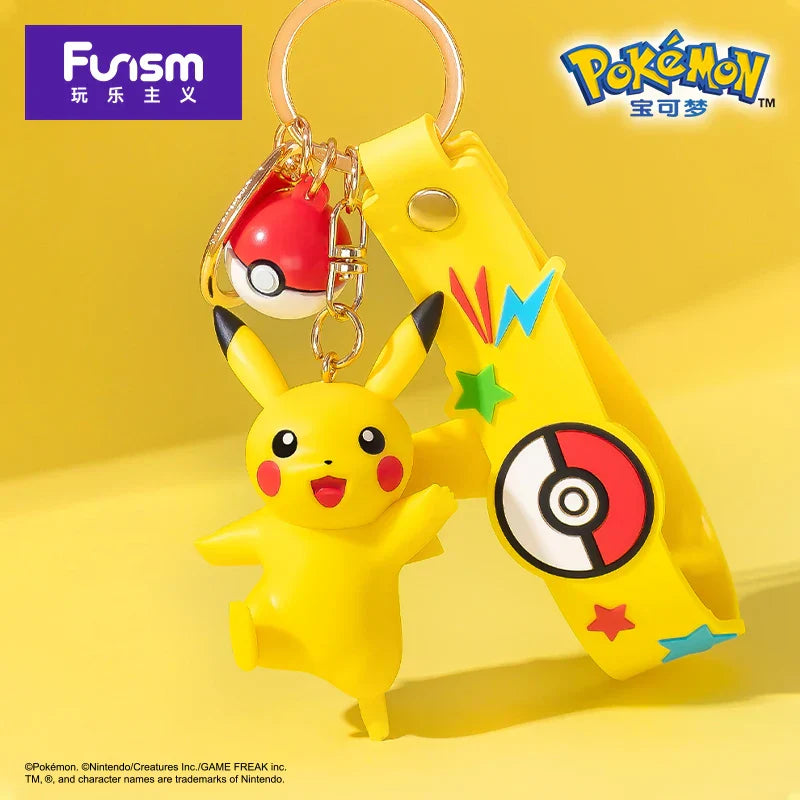 6-Style Pokémon Keychain Set – Pikachu, Gengar & More - Image 2