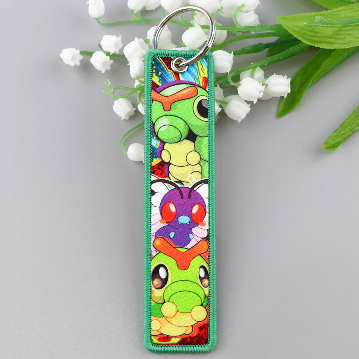 Pokémon Embroidered Keychain Cute Character Charm - Image 6
