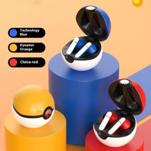 Pokéball Bluetooth Earphones – HiFi Wireless