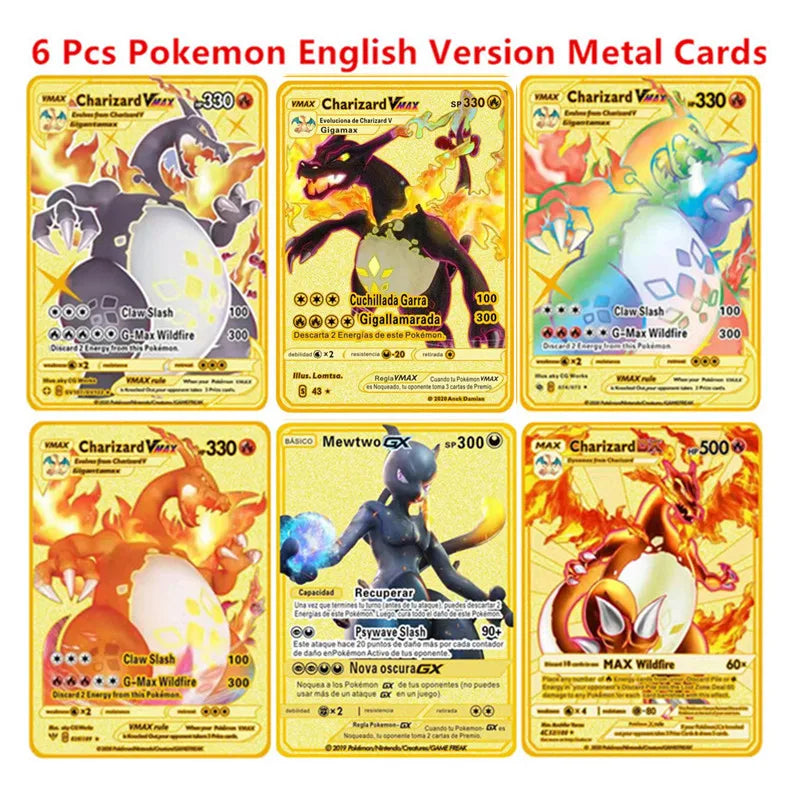 Pokemon Metal Collectible Cards Premium Trading Set - Image 7