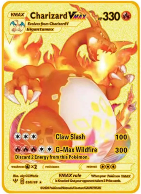 Pokemon Metal Collectible Cards Premium Trading Set - Image 8