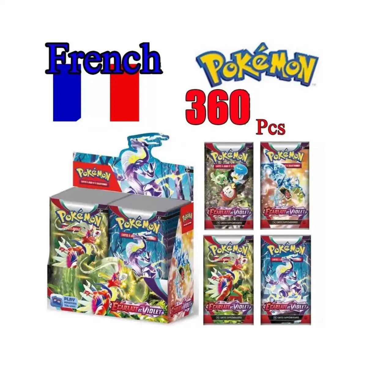 360pcs French Edition Pokémon TCG Card Set - Image 2
