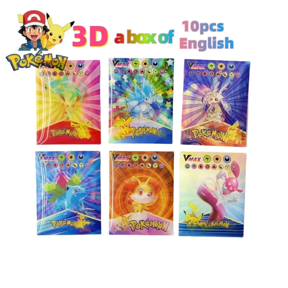 Pokémon Rainbow Holo Card Set 2024 – 60pcs VMAX, GX, EX - Image 3