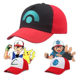Pokémon Ash Ketchum Anime Cosplay Hat Cap