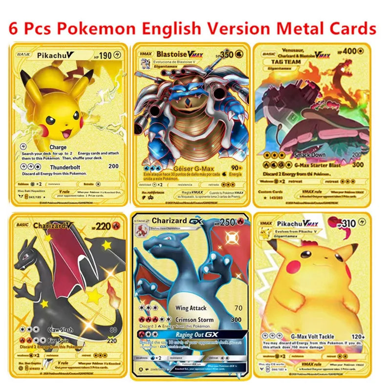Pokemon Metal Collectible Cards Premium Trading Set - Image 13