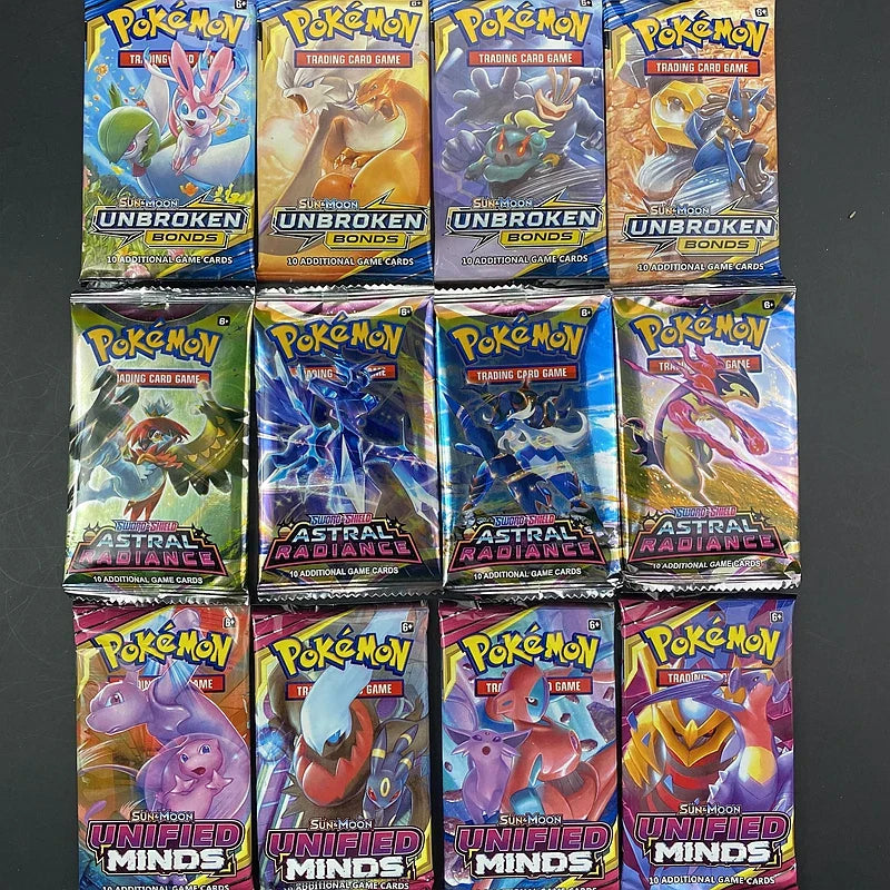 20PCS Pokémon Card Set – English Collectible Cards