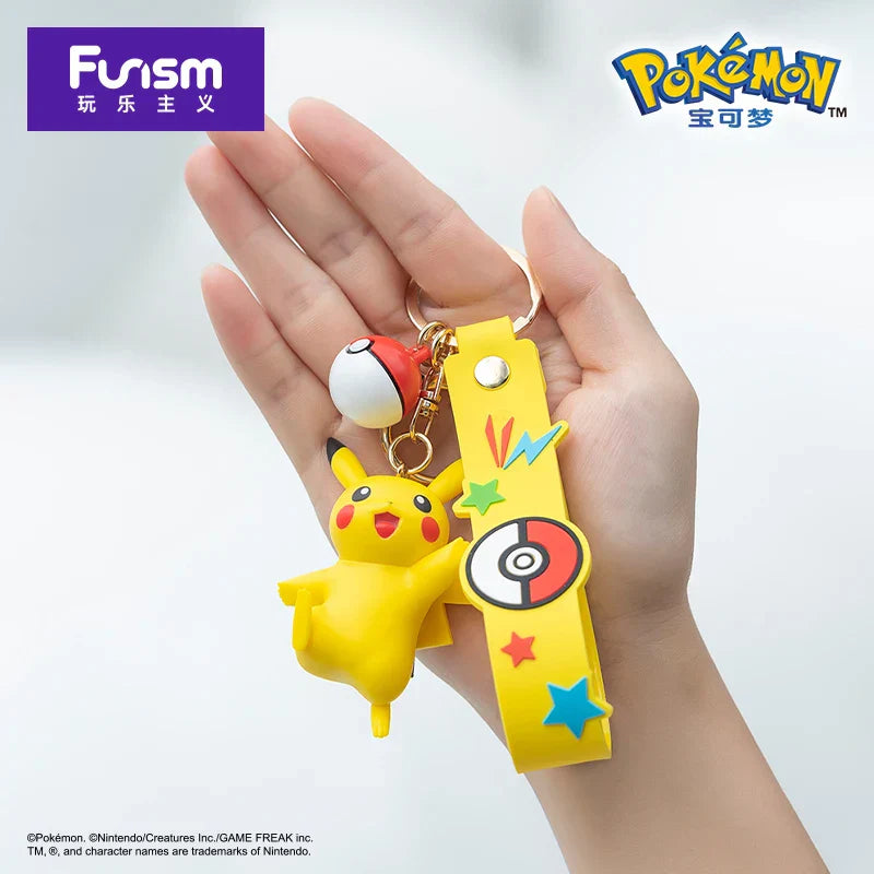 6-Style Pokémon Keychain Set – Pikachu, Gengar & More - Image 3