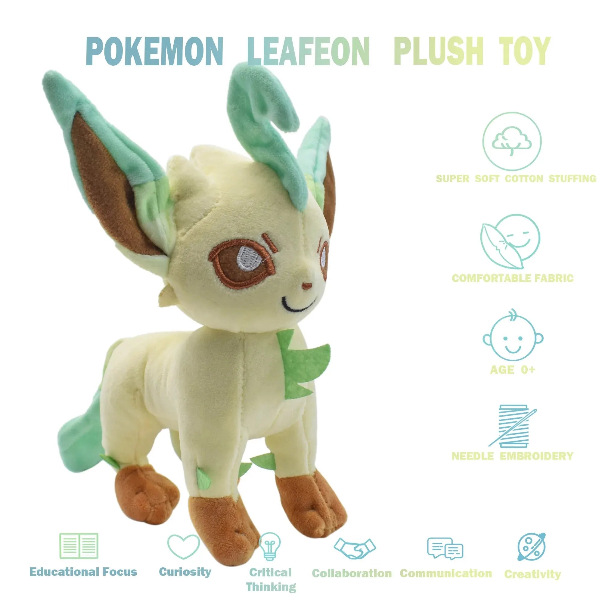 Eeveelution Plushies – Leafeon & Friends - Image 10
