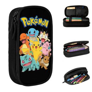 Pokémon Character Group Zipper Pencil Case Set