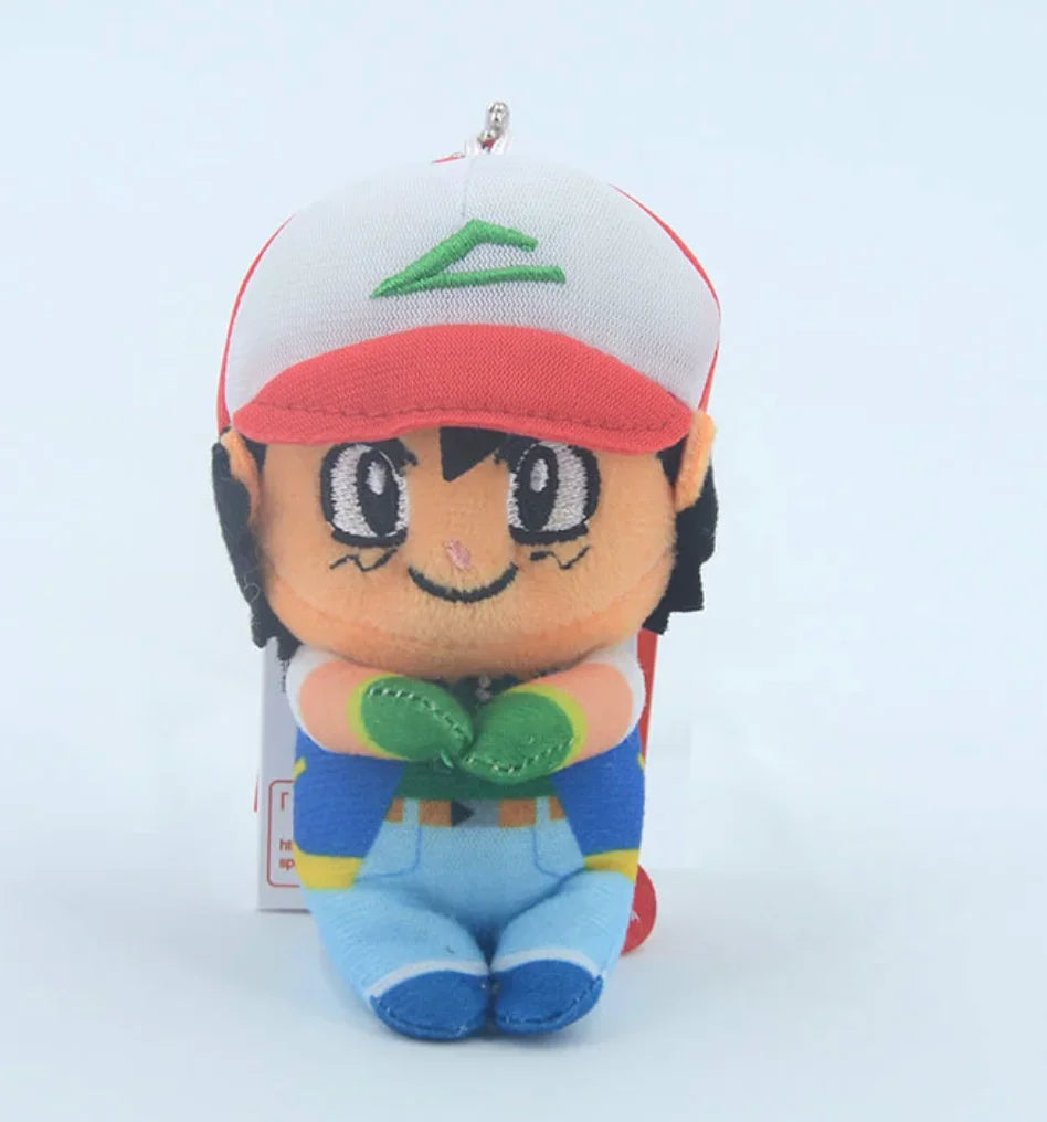 Pokémon Ash Ketchum Soft Plush Keychain Toy