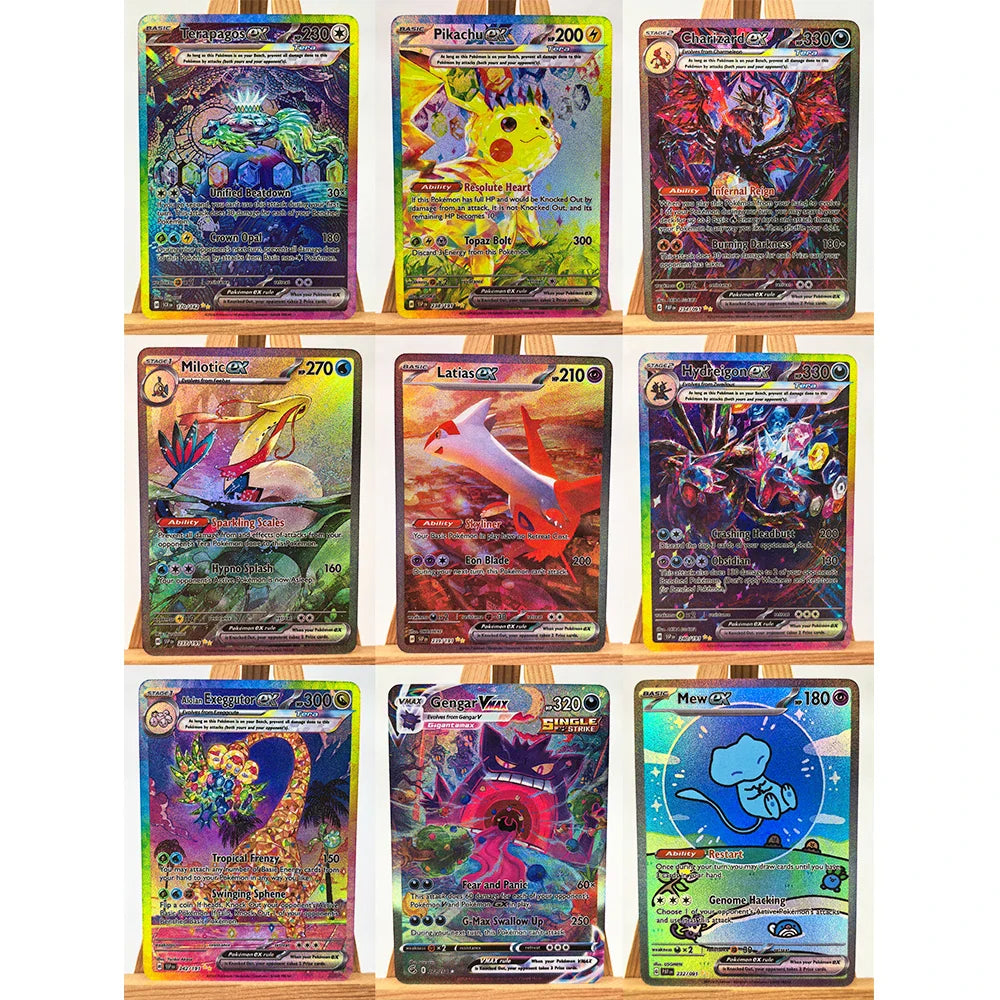 Pokémon Trainer Lisia with Greninja & Mew Collectible Anime Trading Card Set