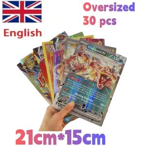 30Pcs Jumbo Pokémon Oversized Cards Collectible Set