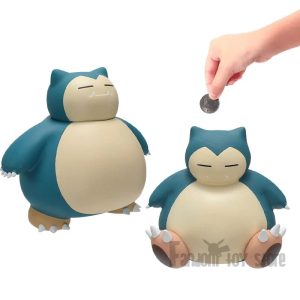 Snorlax Pokémon Coin Bank – Adorable Standing & Sitting Money Box